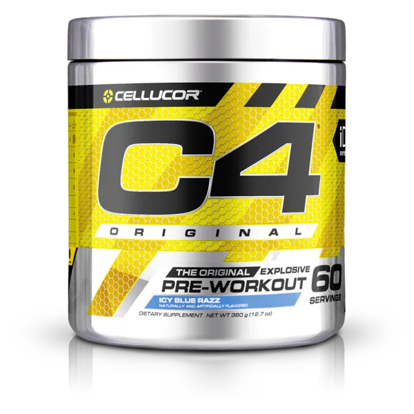 C4 Pre-workout - 60 servings Icy Blue Razz