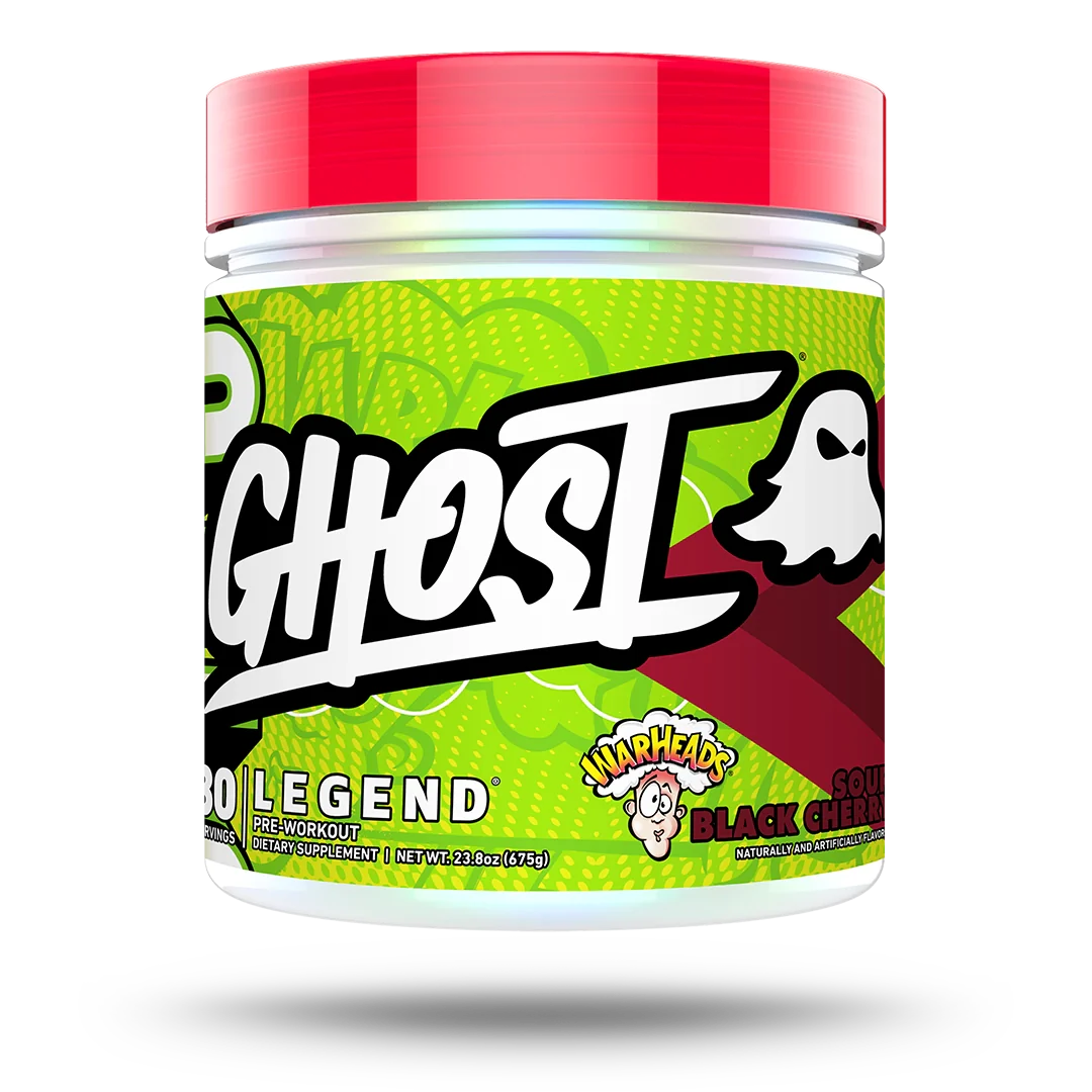 Ghost Legend V4 PWO - 630g Warheads Sour Black Cherry