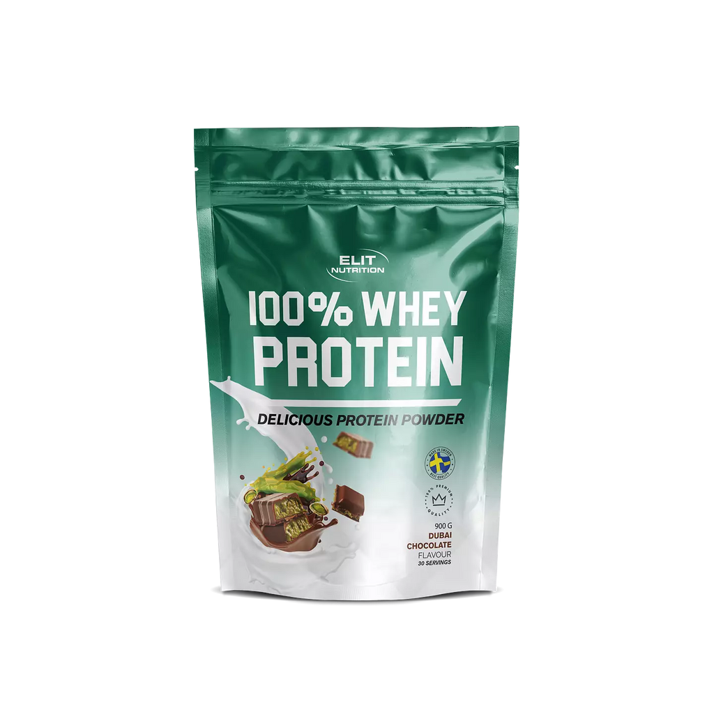 Elit Nutrition - 100% Whey Protein - Dubai Chocolate, 900g