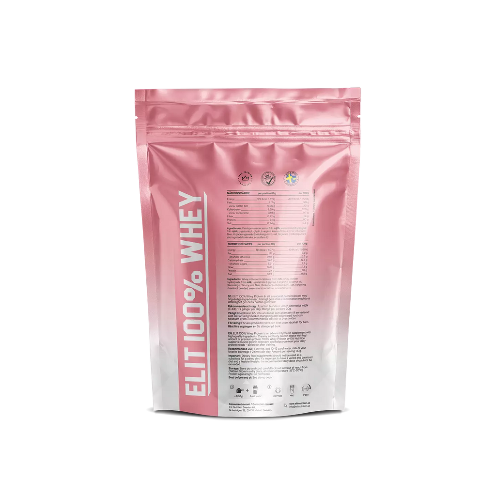 Elit Nutrition - 100% Whey Protein - Strawberry Cheesecake, 900g