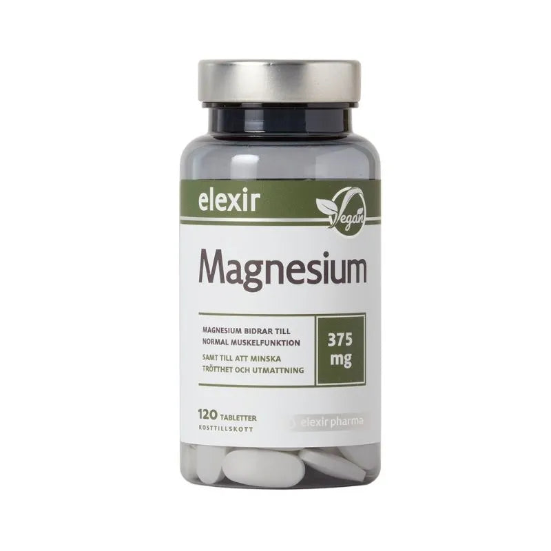 Elexir Pharma - Magnesium 375mg 120 tabletter