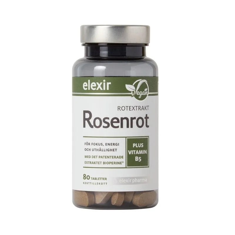 Elexir Pharma - Rosenrotextrakt 80 tabletter