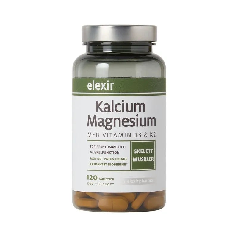 Elexir Pharma - Kalcium/Magnesium 120 tabletter