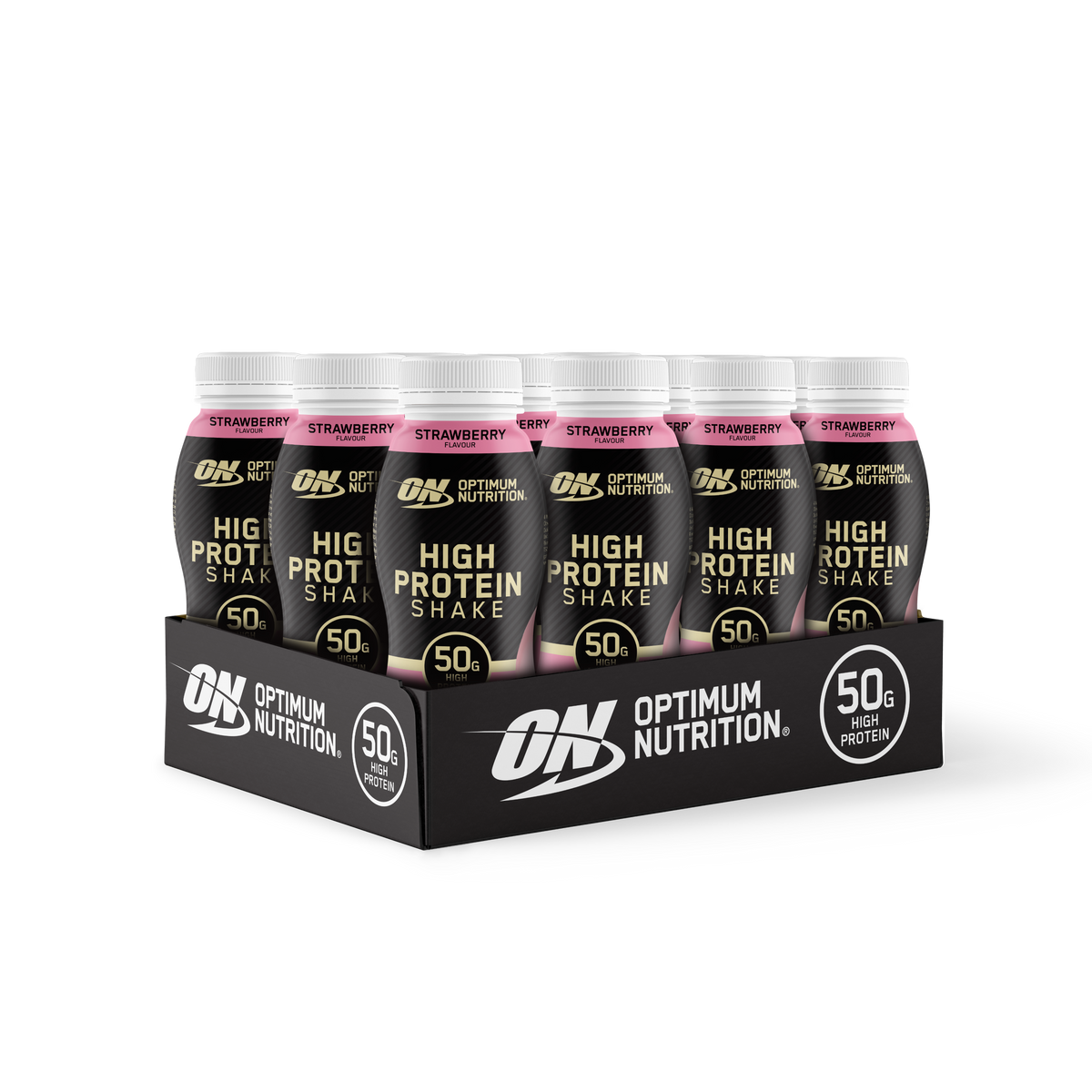 Optimum Nutrition High Protein Shake - 12 x 500 ml Strawberry