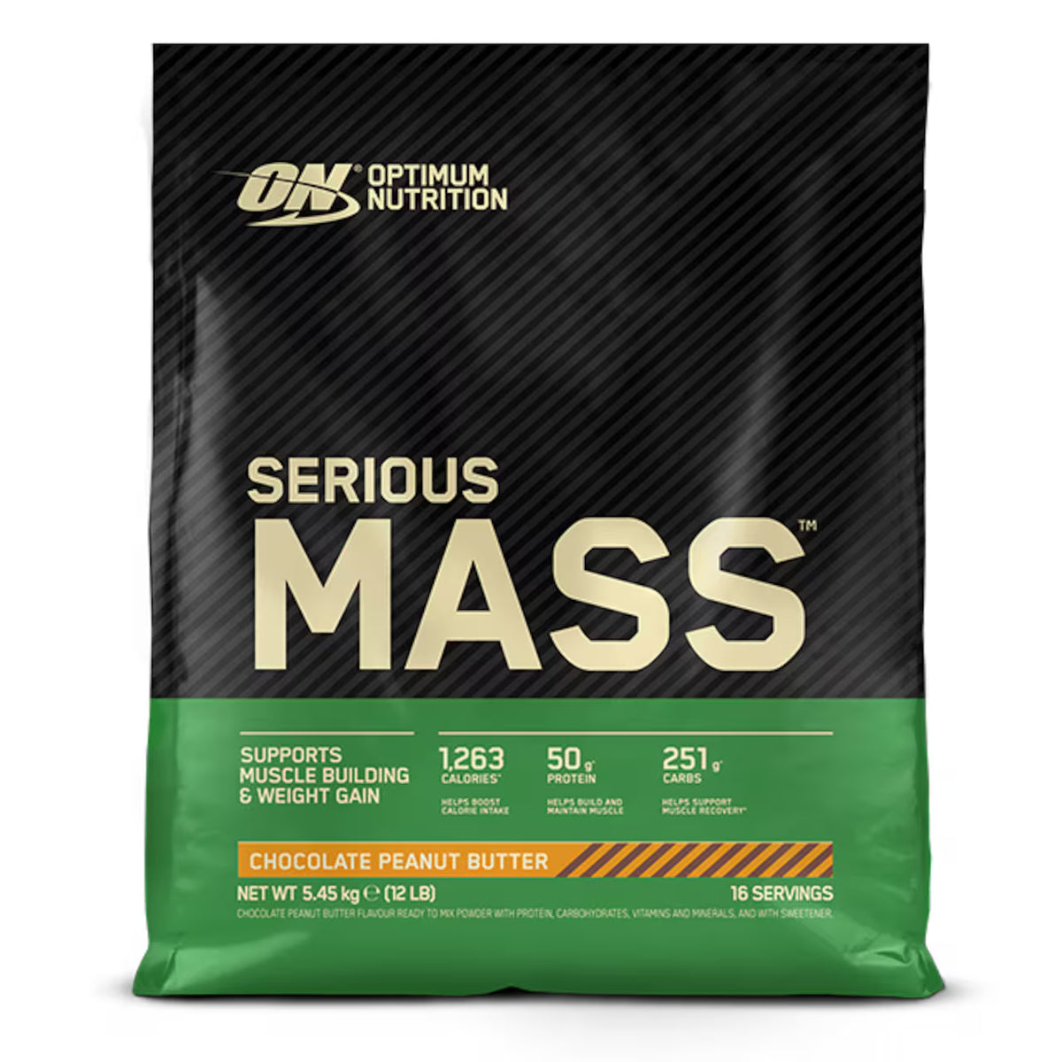 Optimum Nutrition Serious Mass -  5,45kg Chocolate Peanut Butter